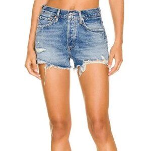 AGOLDE 28 NWT Parker Denim Vintage Cut Off Shorts in Grudge